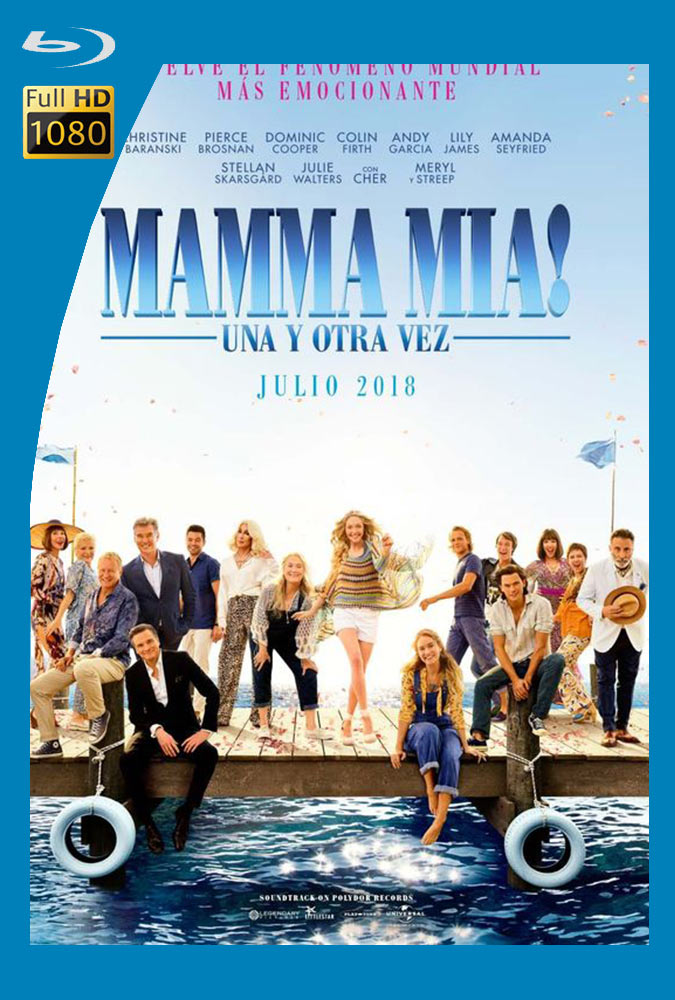 Mamma Mía! Vamos otra vez (2018) HD 1080p Latino 