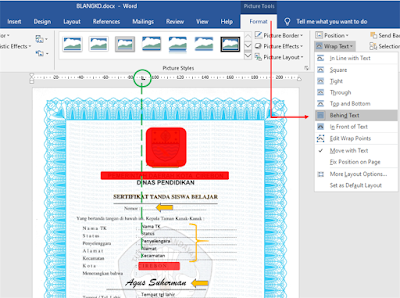 Cara Cetak Piagam di Microsoft Word Cara Cetak Piagam di Microsoft Word