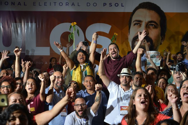 O PSOL confirmou a candidatura de Guilherme Boulos à Presidência da República, na convenção nacional que reuniu filiados do partido Guilherme Boulos