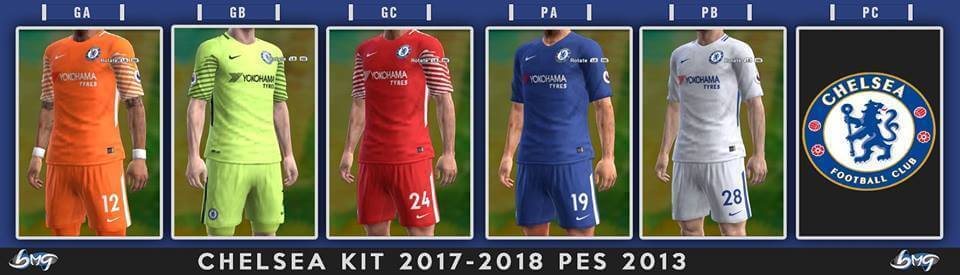 chelsea kit pes 2013