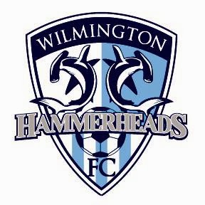 Um Grande Escudeiro: EUA: USL, NOVO ESCUDO DO WILMINGTON HAMMERHEADS