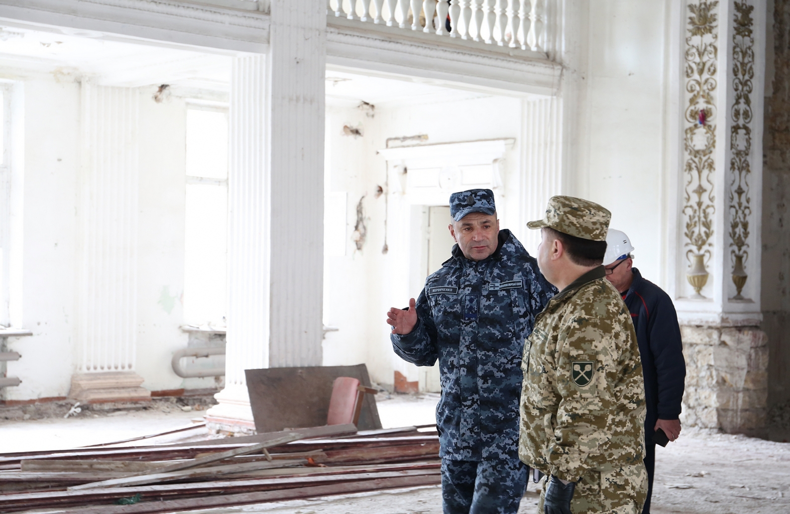 перший етап будівництва бази ВМС в Одесі