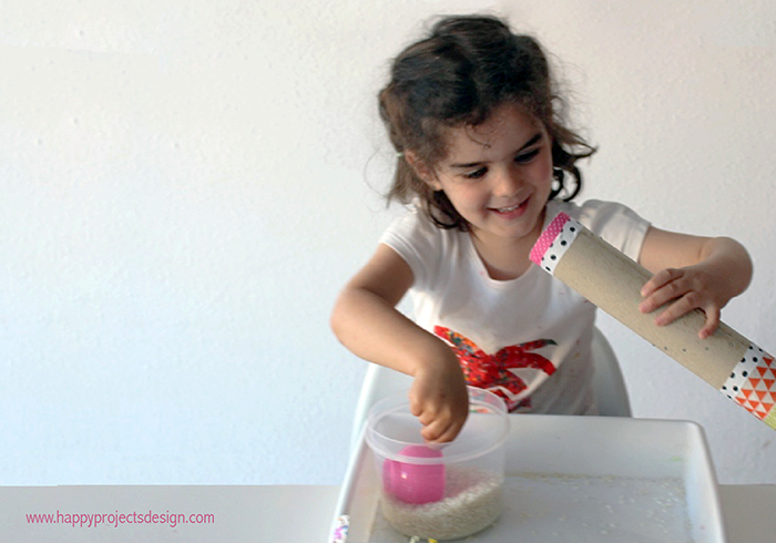 instrumento DIY: palo de lluvia