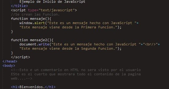JavaScript: Funciones en JavaScript.