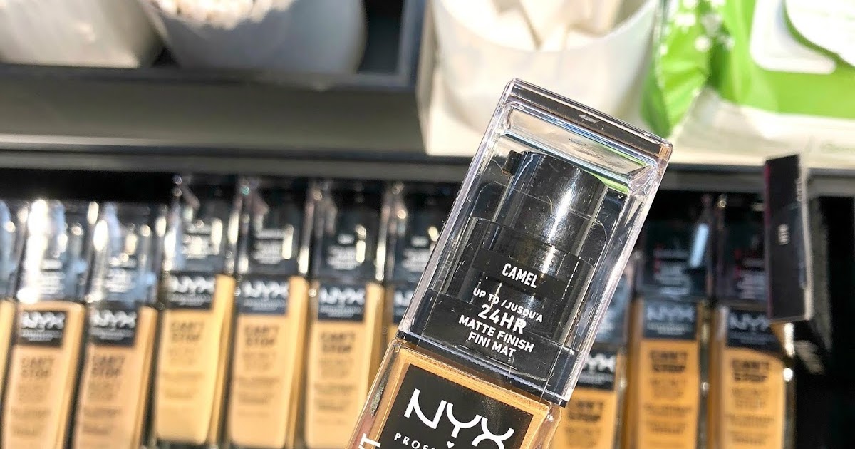 Samantha Jane NYX Can't Stop Won't Stop Foundation Swatches