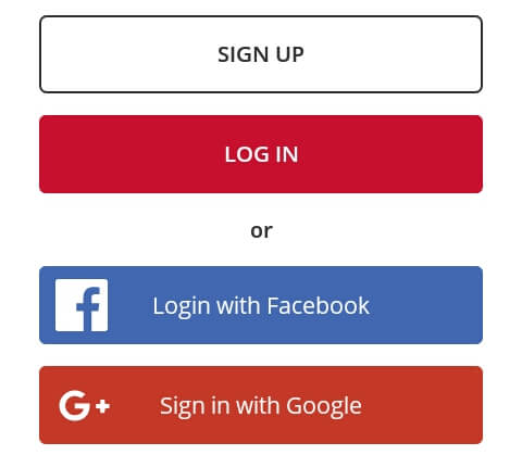 buka aplikasinya kemudian tunggu loading selesai dan mendaftar dengan cara memilih "Sign Up" menggunakan Email atau bisa juga menggunakan Akun Facebook / Google.