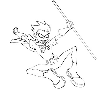 #11 Robin Coloring Page