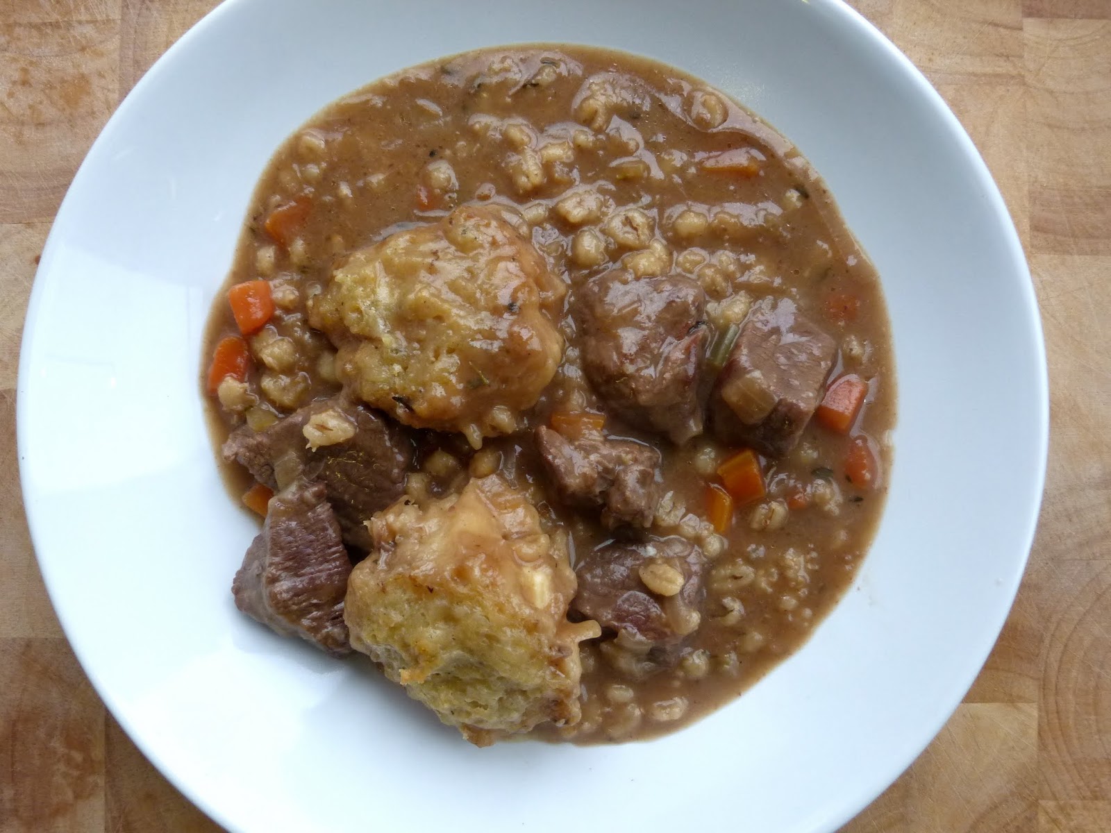Pies and Fries Steak & Ale Stew with Stilton Dumplings