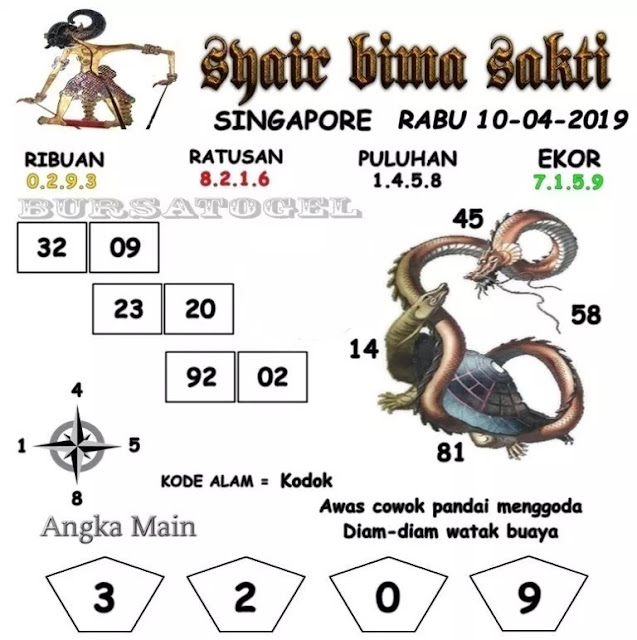 Singapore 10 April 2019 Syair Togel Singapore Singapore 10 April 2019 Syair Togel Singapore