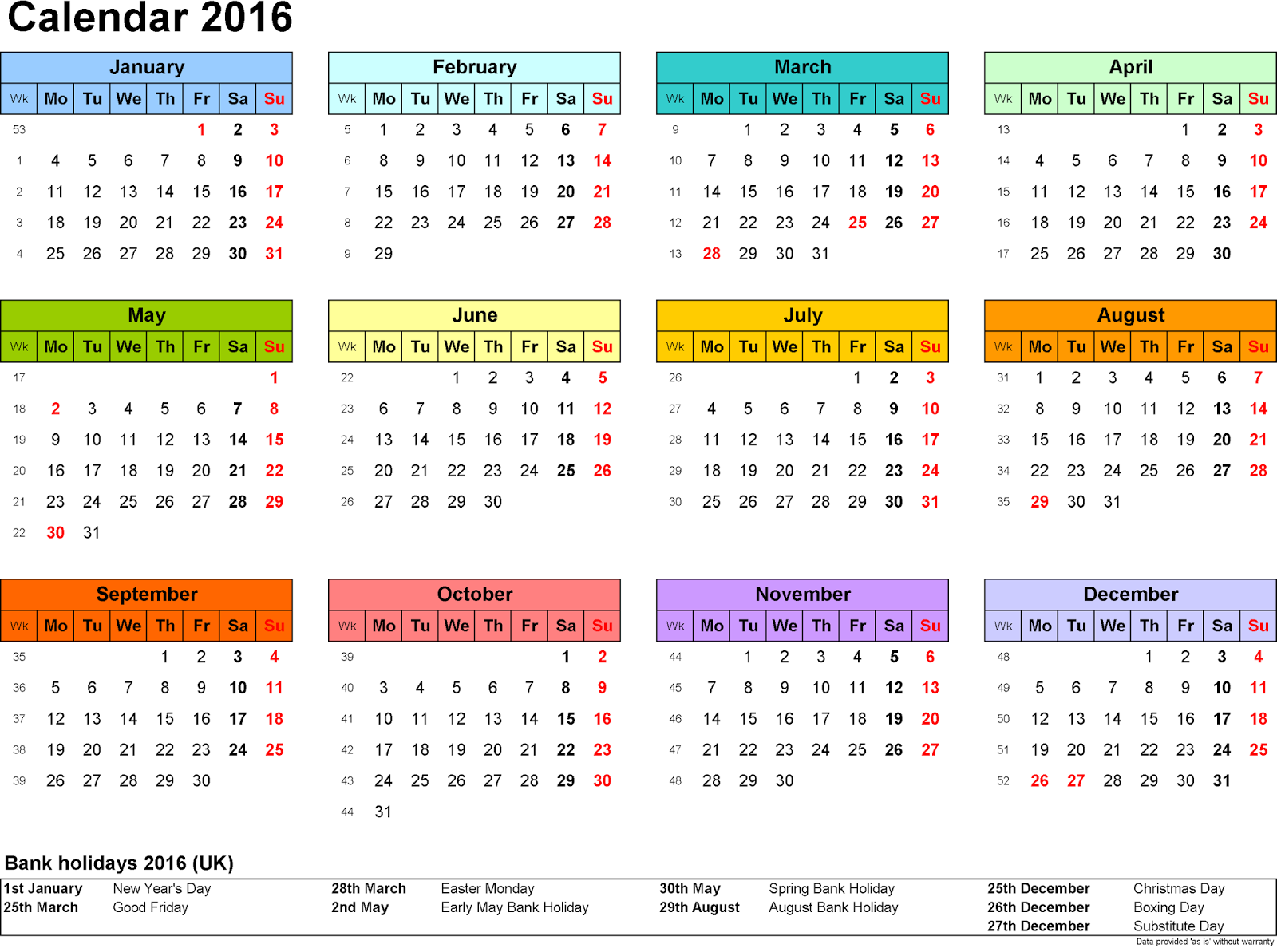 2016-calendar-with-federal-bank-holidays