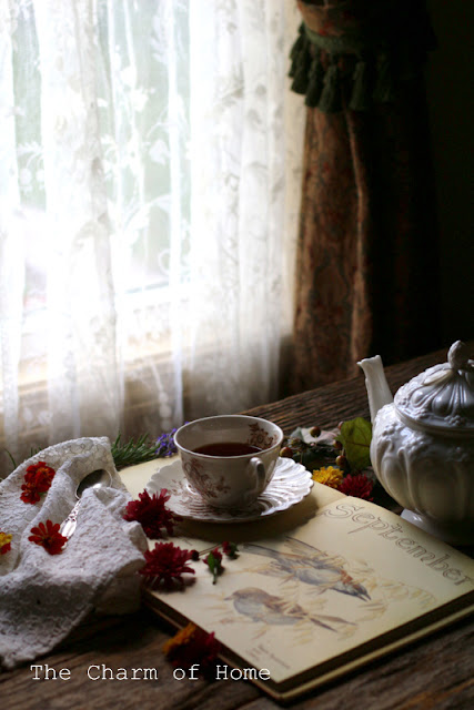 September Tea/Garden Journal: The Charm of Home