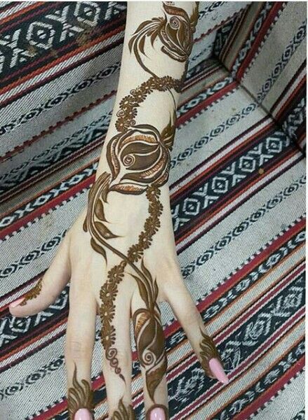 Wrapped Traditional Arabic Mehndi Designs - Traditional Arabic Mehndi  Designs - Arabic Mehndi - Crayon