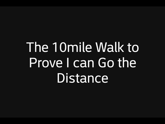 PODCAST: The 10mile Walk to Prove I Can Go The Distance by Mistah Wilson on WilsonBlock100 Radio