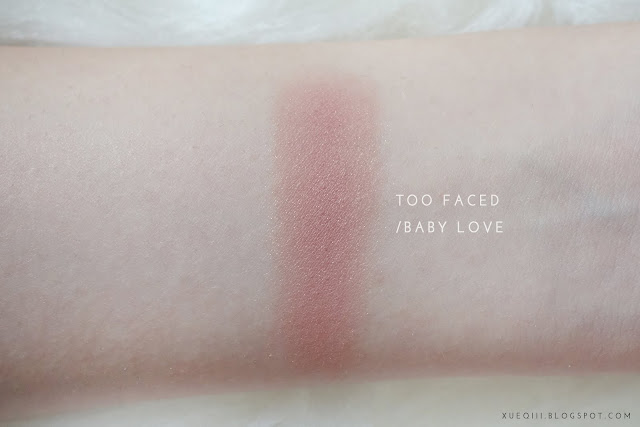 Too Faced Love Flush Blush in Baby Love Swatch