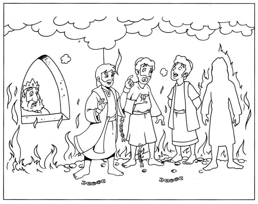 abednego coloring pages - photo #15