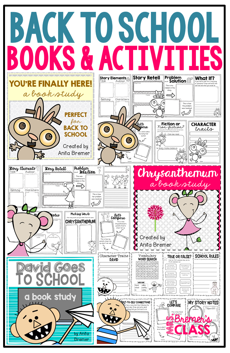 Mrs Bremer s Class Back To School Read Alouds