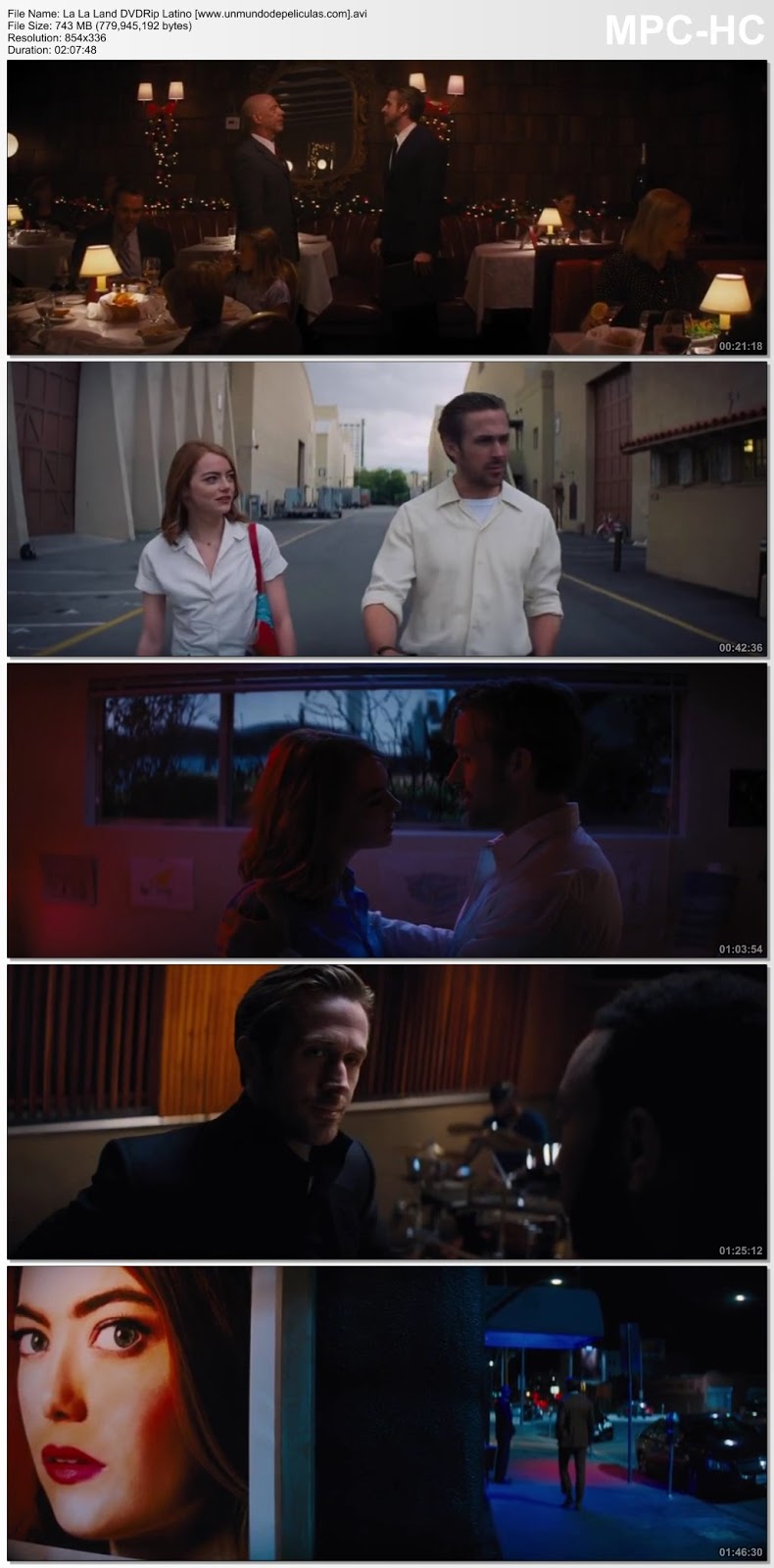 Capturas de la película.