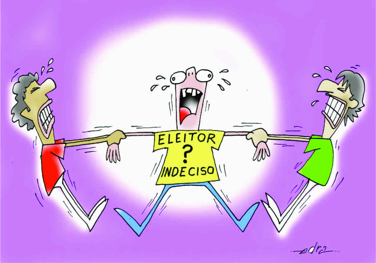 Resultado de imagem para indecisos charges