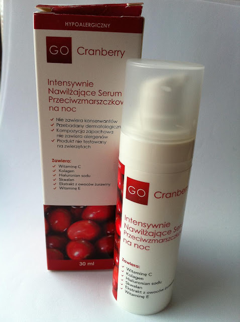 GO Cranberry - Intensywnie Nawilżające Serum Przeciwzmarszczkowe na Noc   
