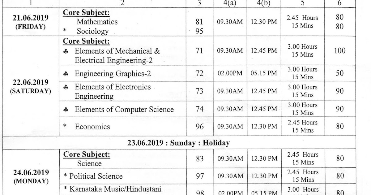 Sslc Supplementary Exam Time Table 2019 Karnataka SSLC Supplementary Exam Time Table 2020 Download - EdNewz.in