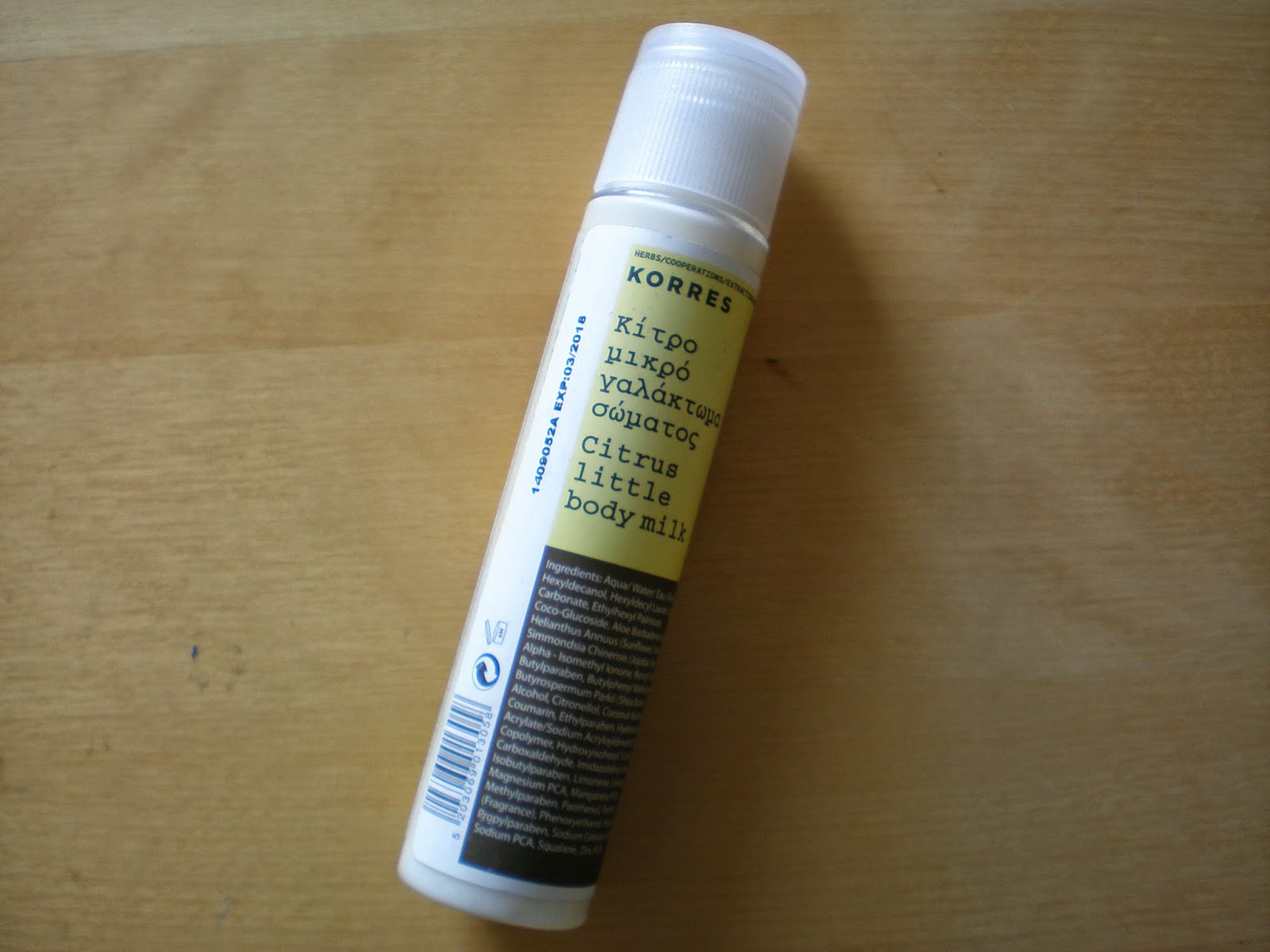 Korres citrus little body milk