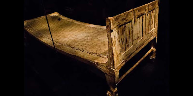 King Tut's bed King Tut's bed
