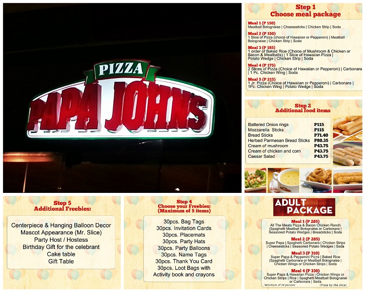 Papa John’s New Kiddie Party Packages The Daily Posh A lifestyle