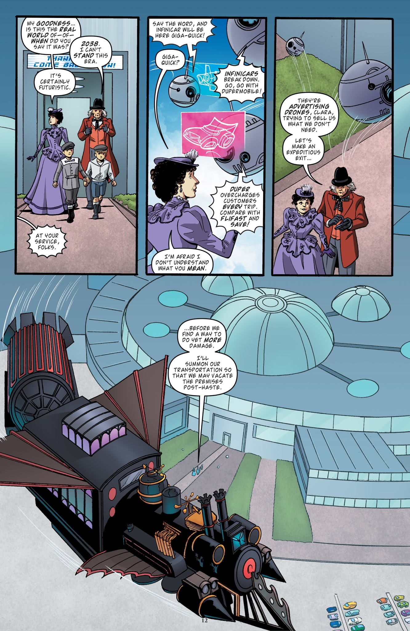 Read online Back to the Future: Tales from the Time Train comic -  Issue #1 - 14