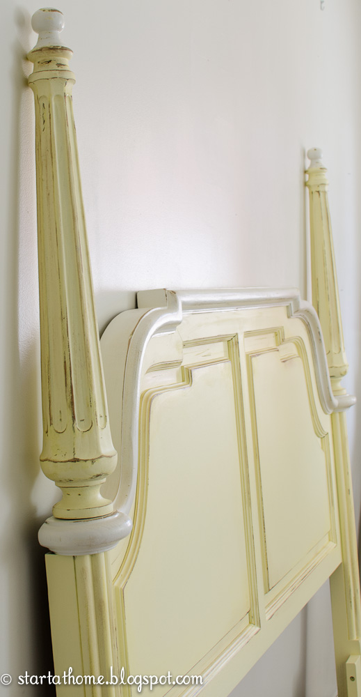 A Desk and Headboard Start at Home Decor