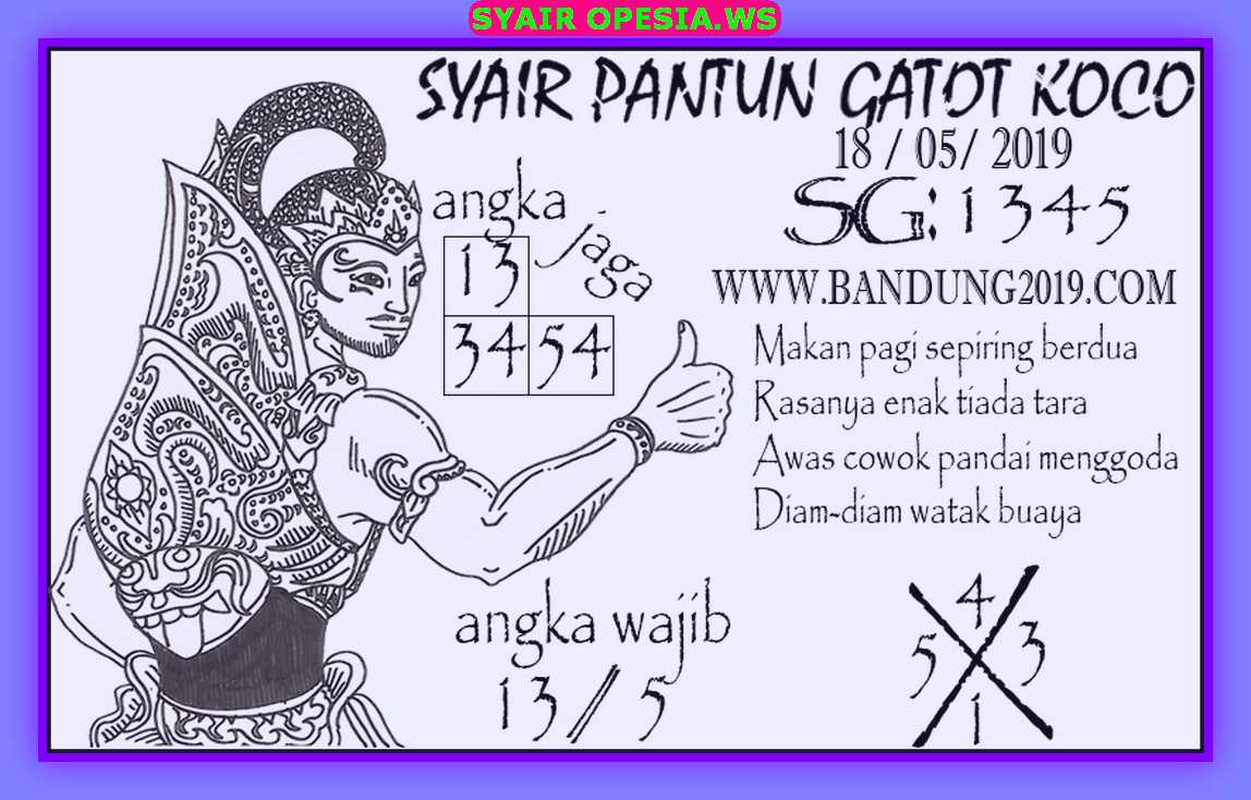 Kode syair sgp hari sabtu 18 Mei 2019 GOsyair SEDIA KODE