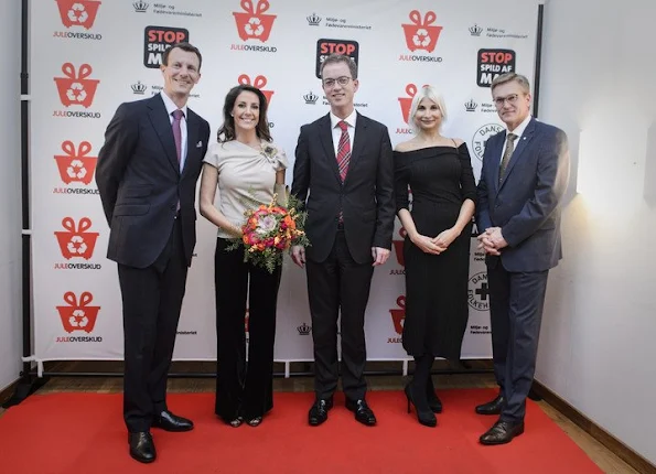 Prince Joachim and Princess Marie participant in the Environment and the Ministry of Food, 'Stop Wasting Food' and the Danish People's Aid charity dinner