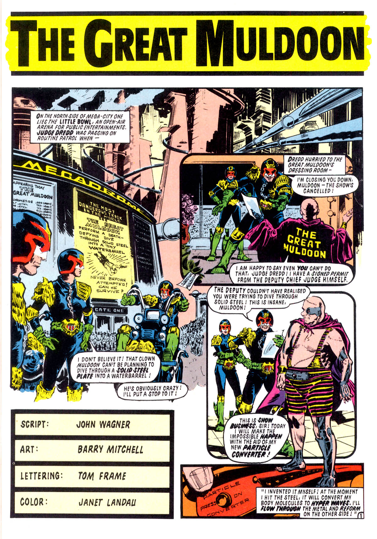 Read online Judge Dredd: The Complete Case Files comic -  Issue # TPB 3 - 125