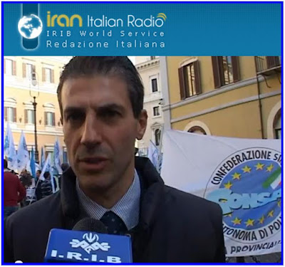 I.R.I.B. TV -  Gianluca Guerrisi (CONSAP)  intervista taglia alla sicurezza