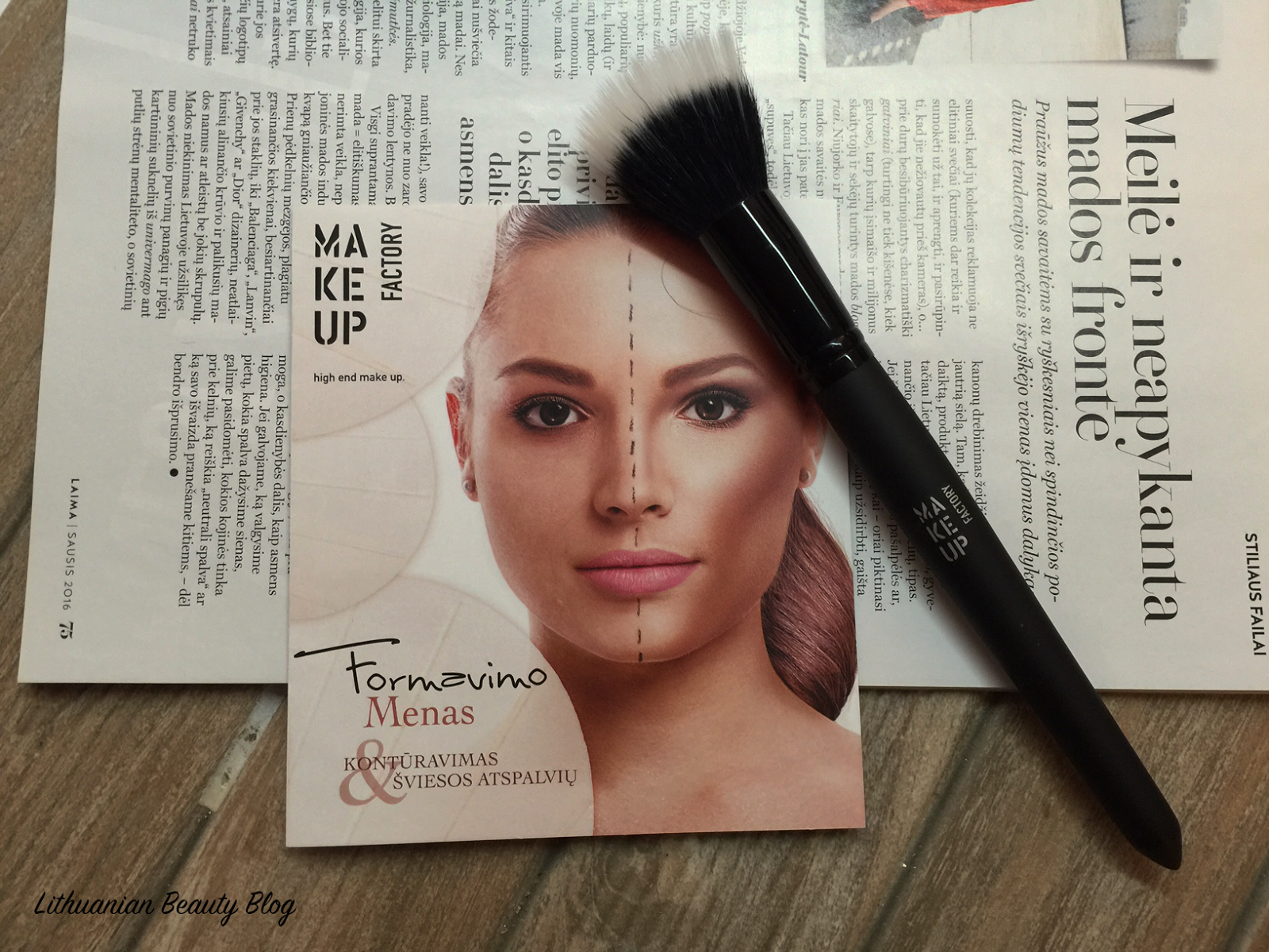 MAKE UP FACTORY Multitalent Powder and Foundation Brush Pudros ir