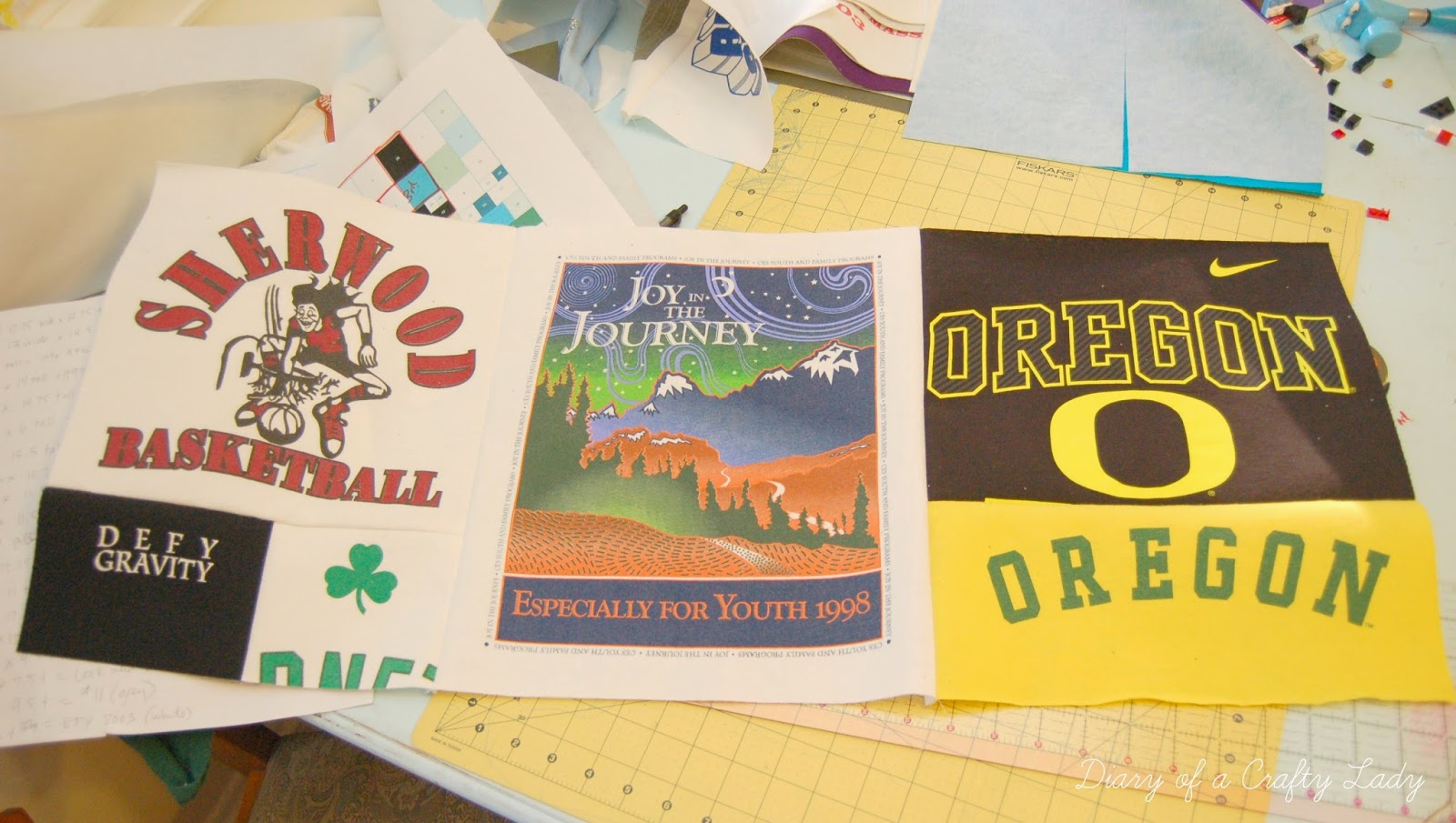 How To Make A Tshirt Quilt With Different Size Blocks Making A