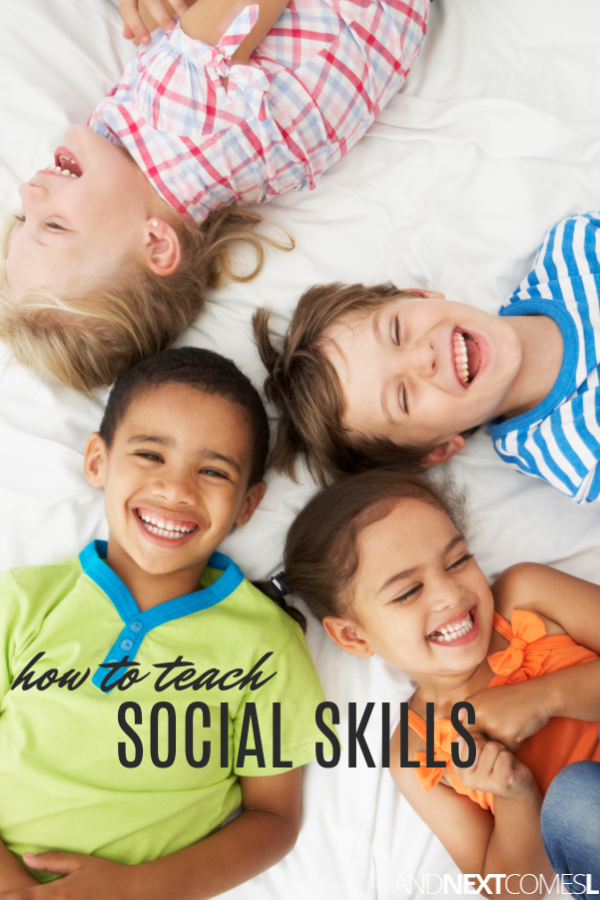 Teaching social skills to an autistic child