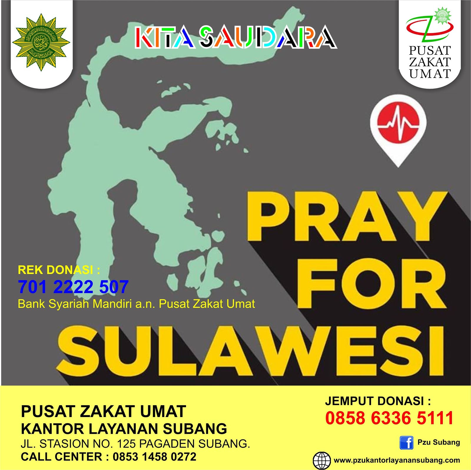 PZU PRAY FOR SULAWESI