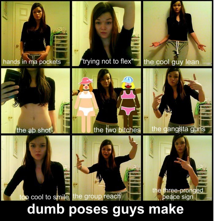 Dumb Poses Guys Make On Facebook