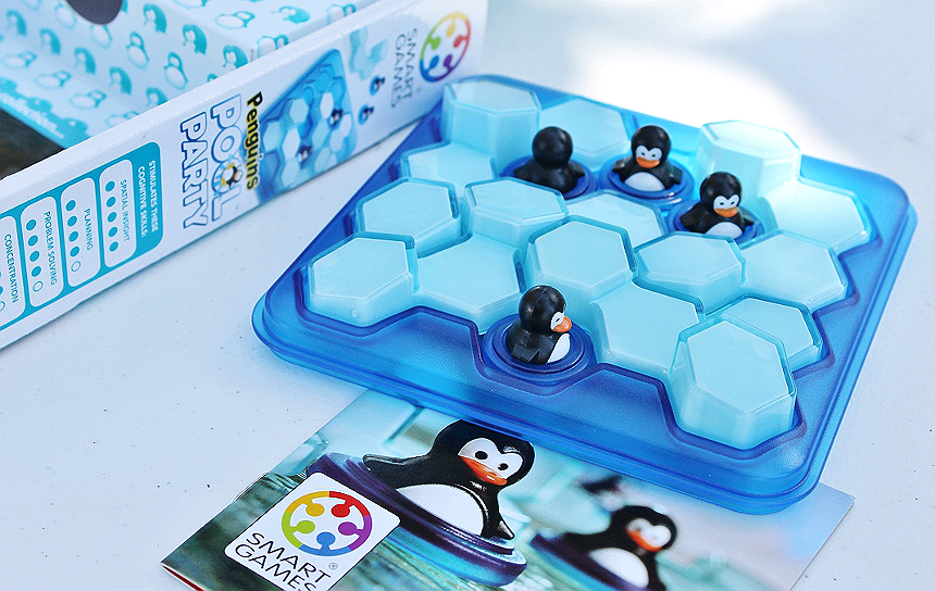 Smart Games offers dozens of hands on, 3-dimensional, problem solving puzzle games for kids of all ages. The perfect single or group activities for STEM children! #sponsored