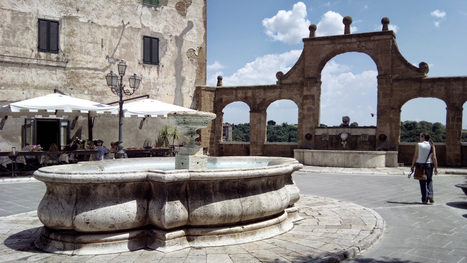 Praça central de Pitigliano