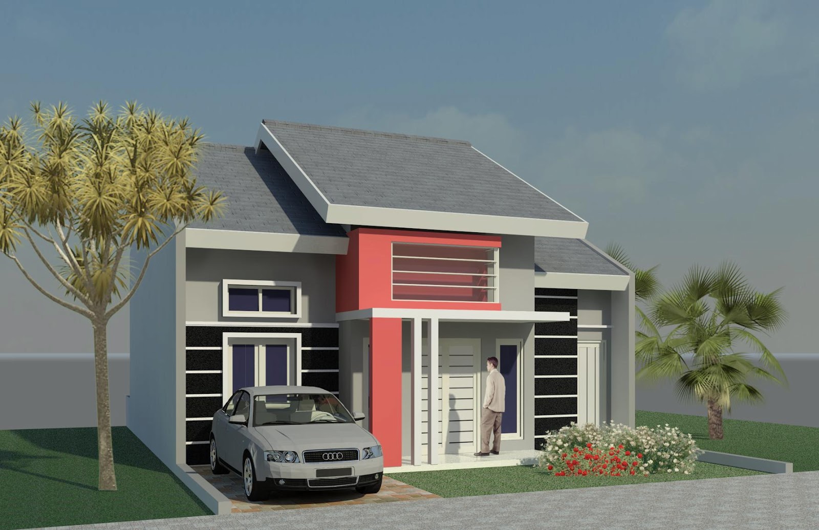  Gambar  Desain Rumah  Minimalis  Modern Type 36 1  Lantai  Terbaru  Desain Rumah  Minimalis  Terbaru  
