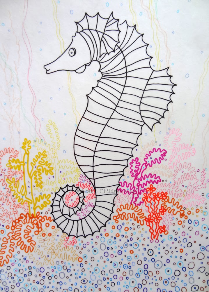 Drawing a Seahorse