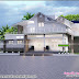 Mix roof modern house with 4 BHK