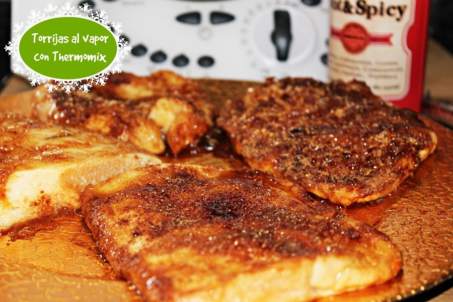 TORRIJAS AL VAPOR CON THERMOMIX