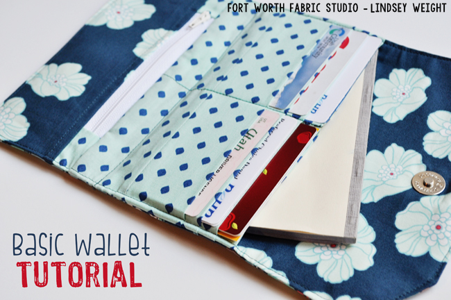 Fort Worth Fabric Studio: Basic Wallet Tutorial