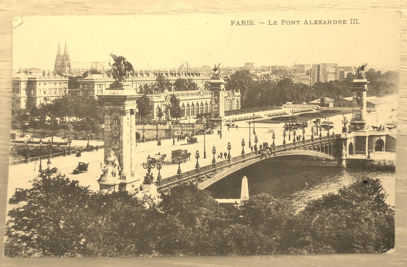 Judy's Postcards Plus: Paris - Le Pont Alexandre III Bridge Vintage ...
