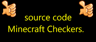source code Minecraft Checkers.