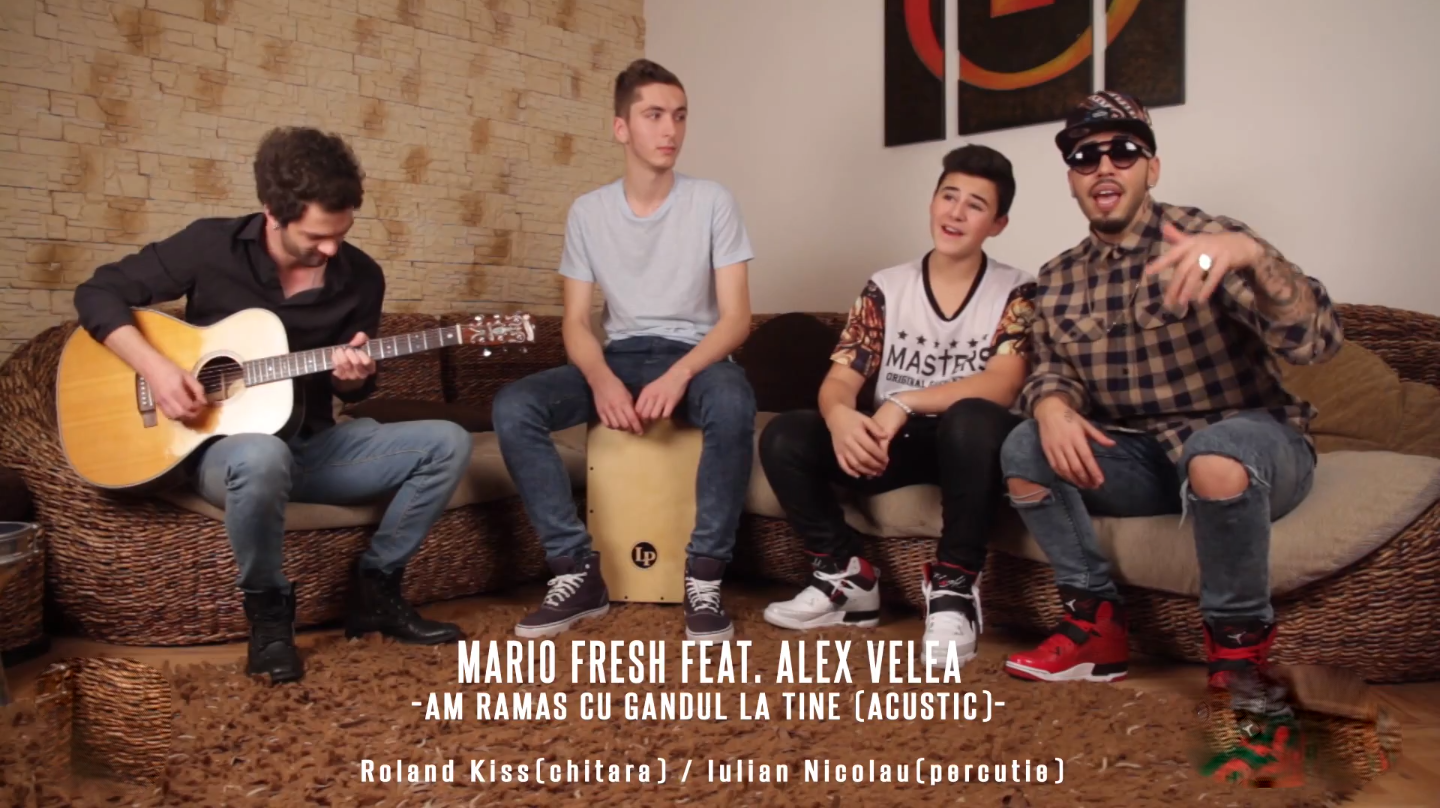 Showpodzone Mario Fresh Feat Alex Velea Am Ramas Cu Gandul La Tine Acoustic Version
