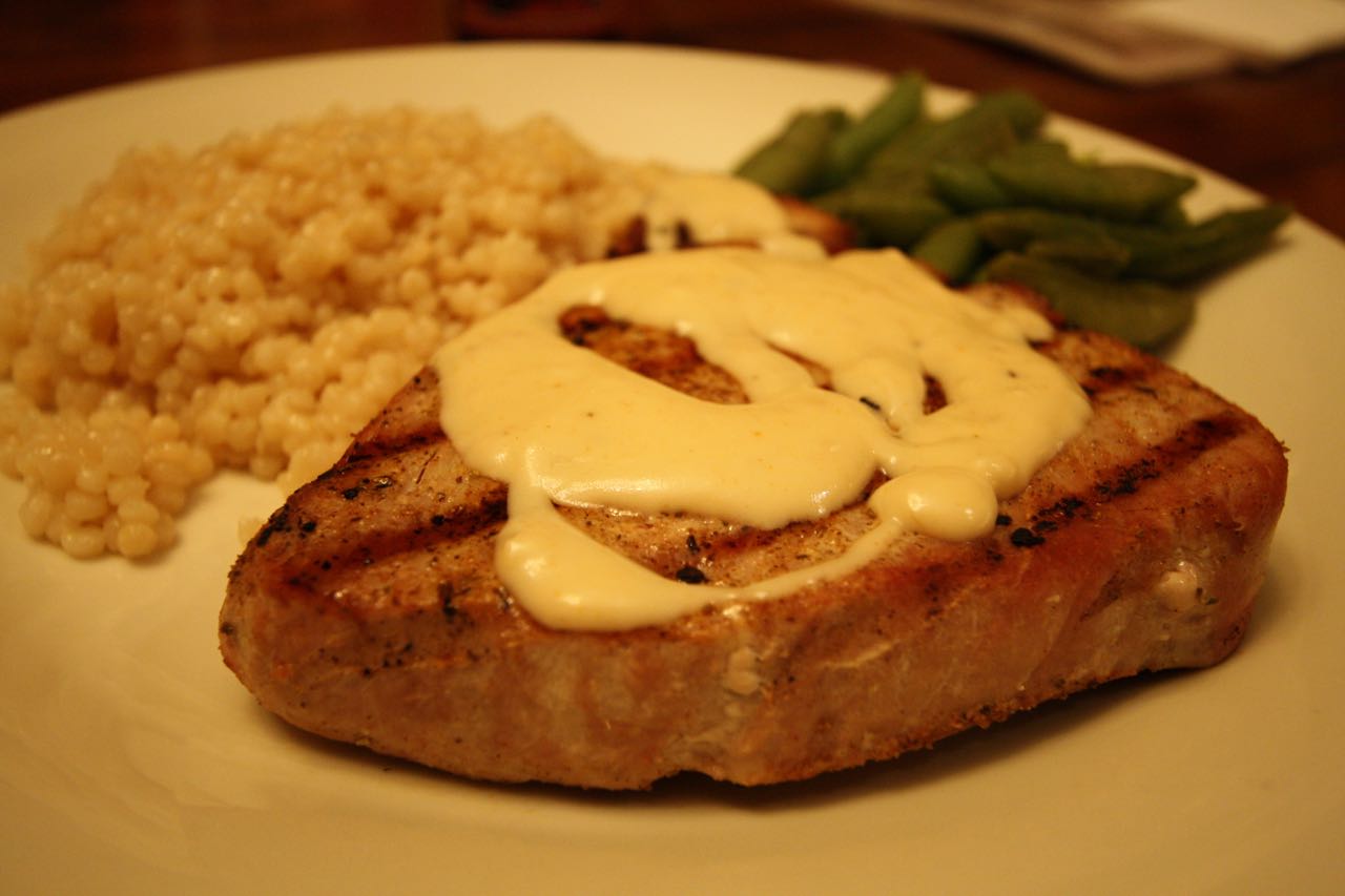 The Roediger House Meal No. 1395 Grilled Blackened Tuna