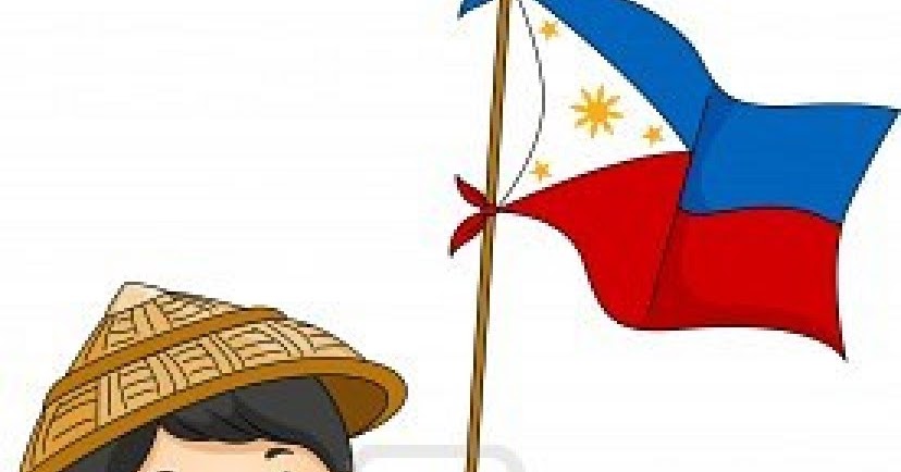 Illustration Filipino Kid Holding Philippine Flag Stock Vector Royalty ...